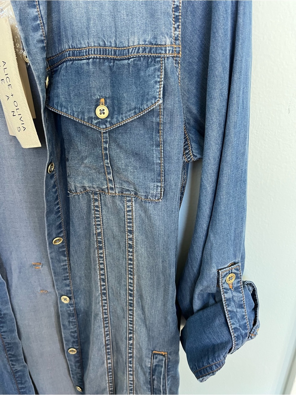 Alice + Olivia Chassidy Duster:Shirt Dress THE SOFTEST EVER!!! - Picture 11 of 15